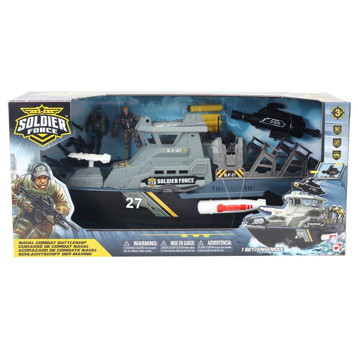Set Nava Militara Soldier Force cu Figurine