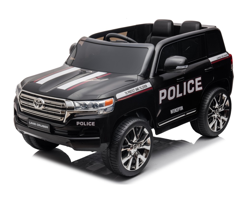 Toyota Land Cruiser Police Black, Electrică, 2.4GHz