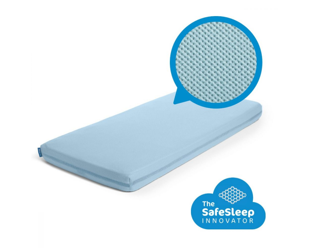 Cearsaf Aerosleep 70x140 cm Bleu | Respirabil - imagine 3