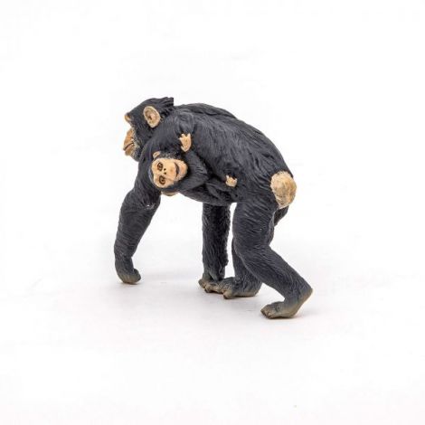 Papo Cimpanzeu Si Pui - Figurină Realistă - imagine 8