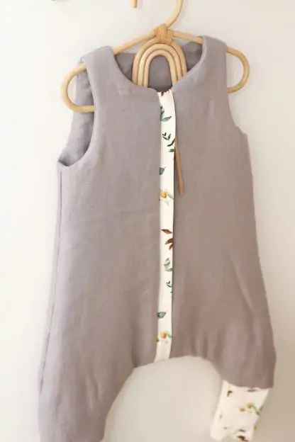 Sac de dormit Babyly, 2-2.5 Tog, Gri, 1-2 ani - imagine 6
