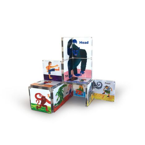 Set Constructii Magnetice Din cap pana in picioare - imagine 2
