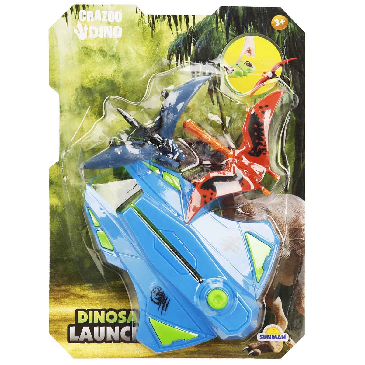 Lansator cu 2 Dinozauri Crazoo | Jucarii Aer Liber