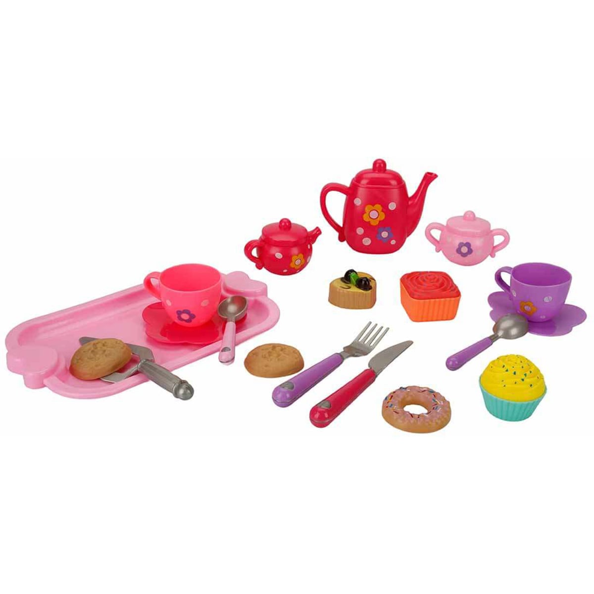Set Ceai Little Chef, Accesorii Desert, Jucărie Imitație