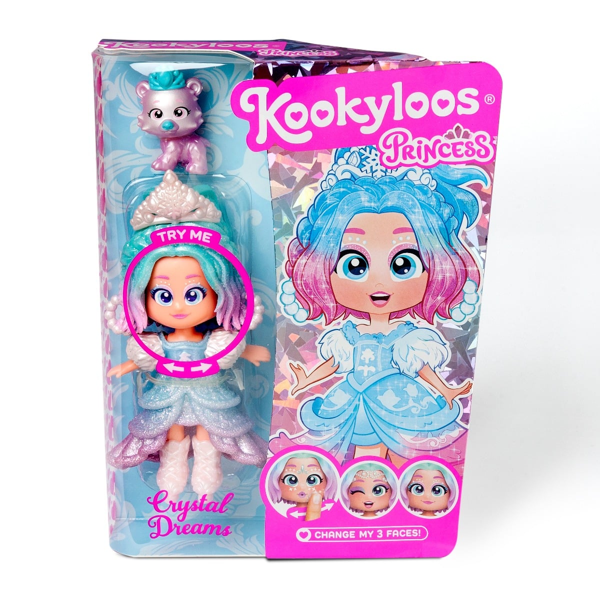 Păpușă Kookyloos Princess Crystal Dreams + Accesorii