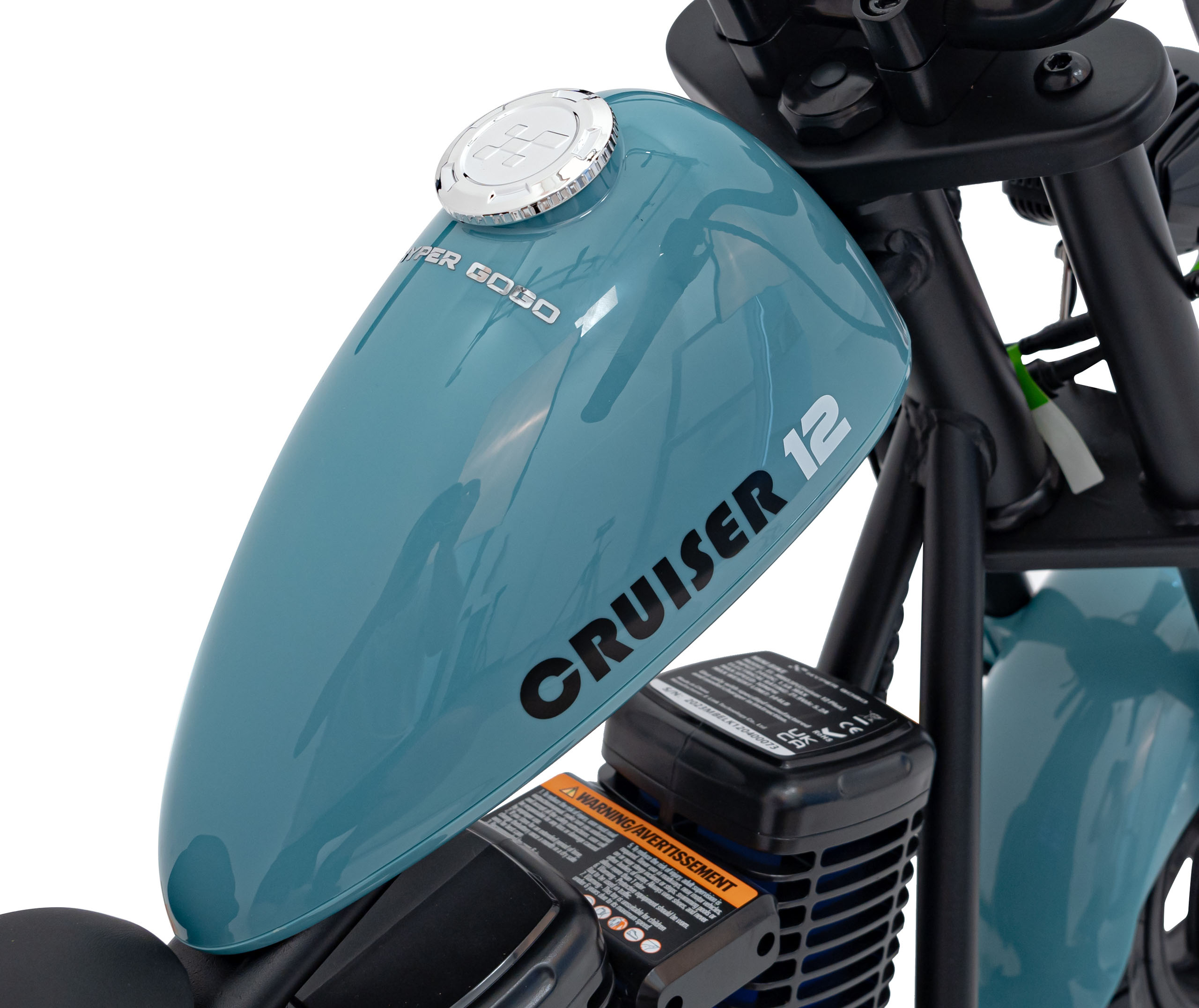 Motocicleta Electrica Cruiser 12 Albastru pentru Copii - imagine 5
