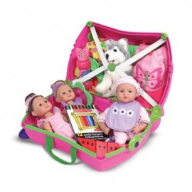 Trunki Trixie Pink: Geamantan Copii pe Roti - imagine 6
