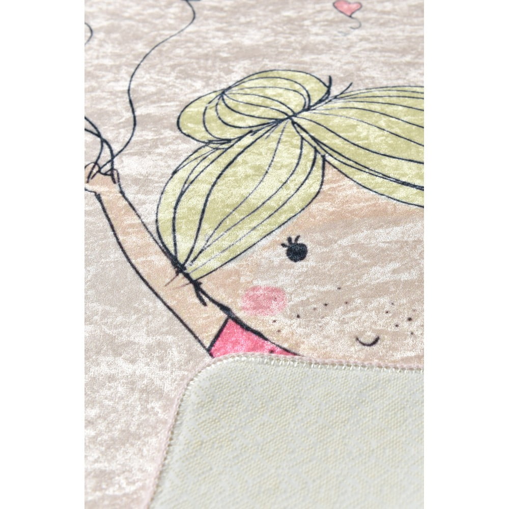 Covor Antiderapant Chilai Little Girl 150x200 cm - imagine 2