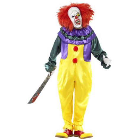 Costum Clown Horror Film IT Smiffys