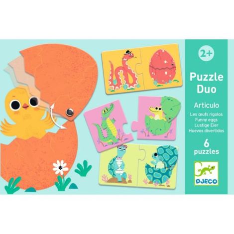 Puzzle Educativ Djeco Puiul din ou | 2+ - imagine 2
