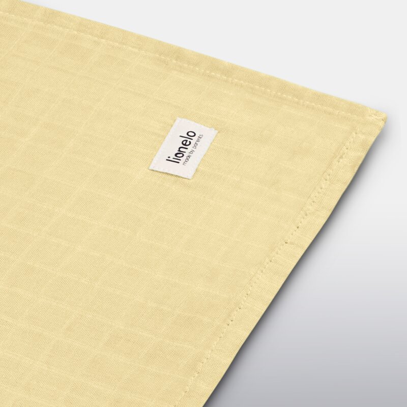 Muselina Lionelo Bambus 120x120 cm Galben - imagine 3