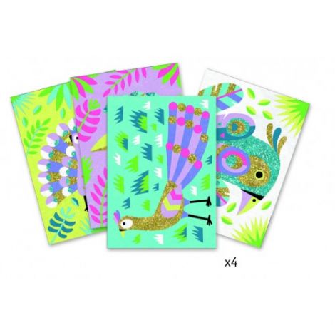 Atelier Djeco Nisip și Sclipici Păsări - imagine 2