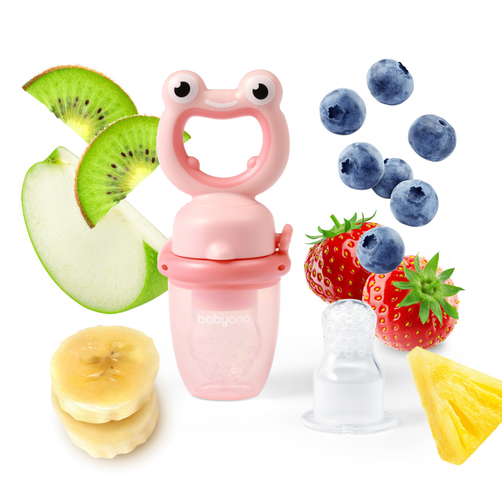 Dispozitiv Hranire Babyono Broscuta Roz - imagine 3