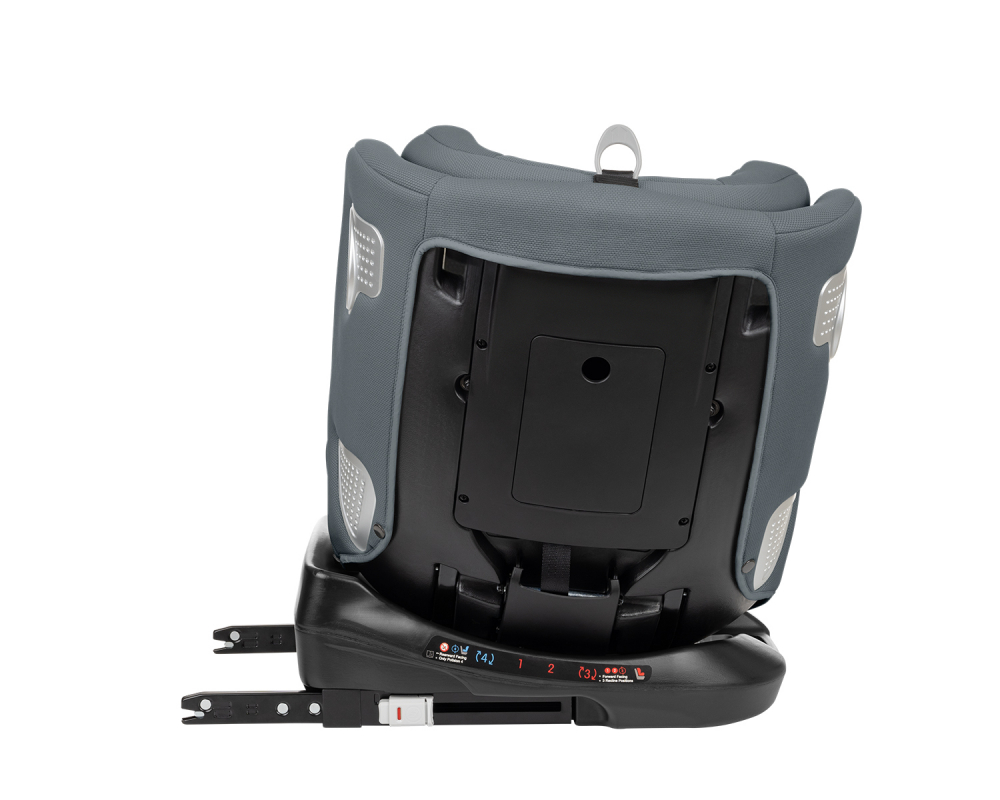 Scaun Auto KikkaBoo i-Moove i-SIZE, Isofix, Dark Grey - imagine 3