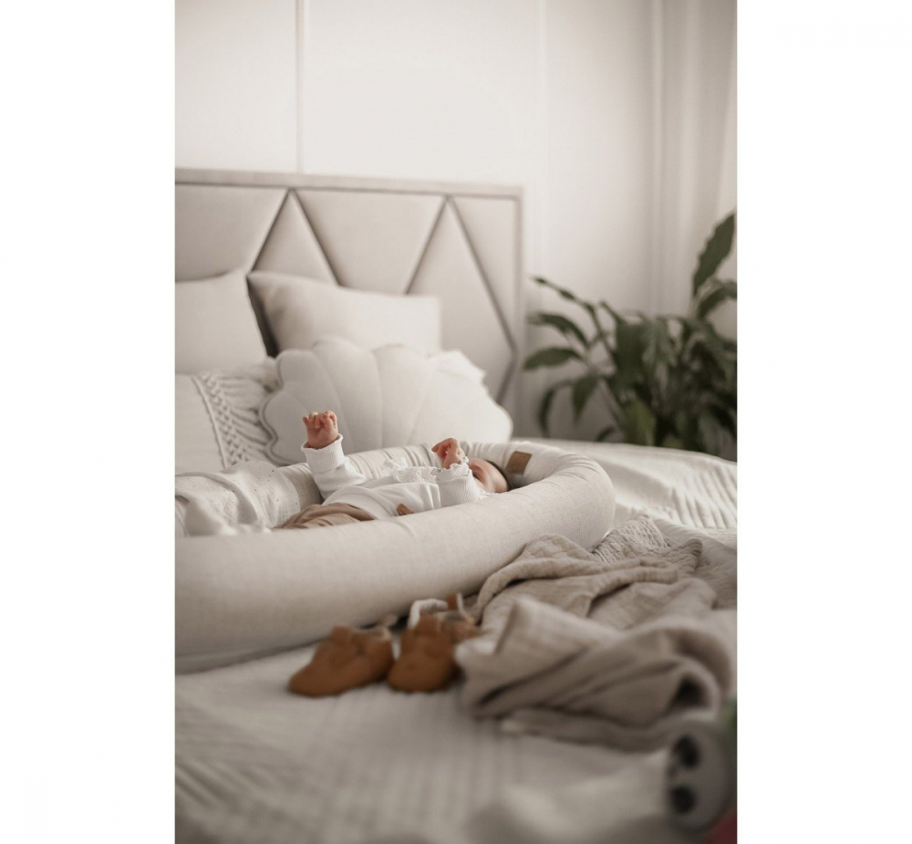 Babynest 2in1 BabySteps In Natural 95x53 cm - imagine 4