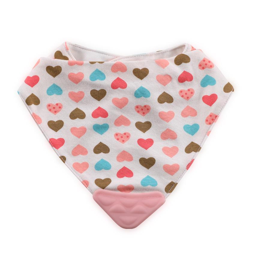 Baveta Bandana Dentitie Lorelli Pink