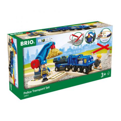 Set Transport Poliție Brio 33812 - Trenulete și Macara - imagine 2