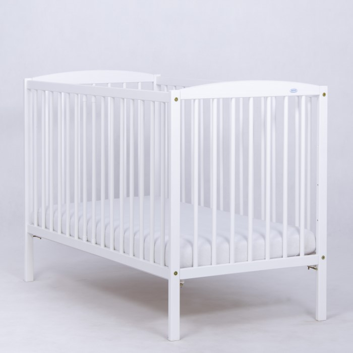 Patut Drewex Clasico Alb + Saltea Cocos, Design Clasic - imagine 2
