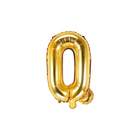 Balon Folie Q Auriu 35cm - Party deco