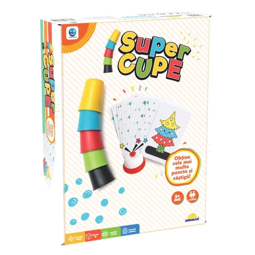 Joc cu Supercupe Smile Game | Reflexe și Agilitate