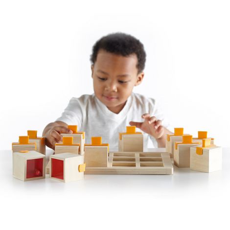 Peekaboo Sound Boxes Guidecraft - Joc educativ - imagine 3