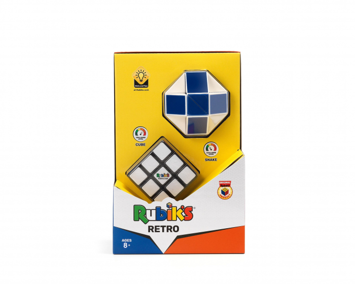 Set Cub Rubik Retro Original | 2 Jocuri