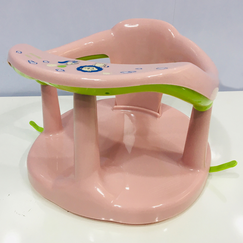 Scaun baie Little Mom Light Pink, ergonomic, 6 luni+ - imagine 2