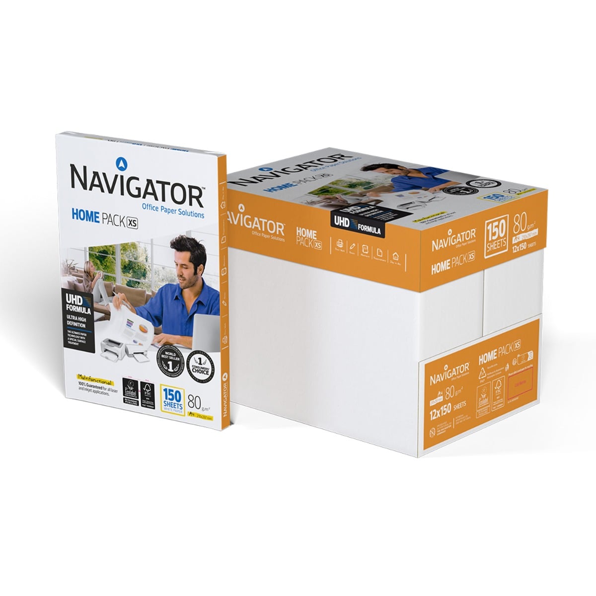 Hartie Copiator Navigator A4, 150 coli, Universală