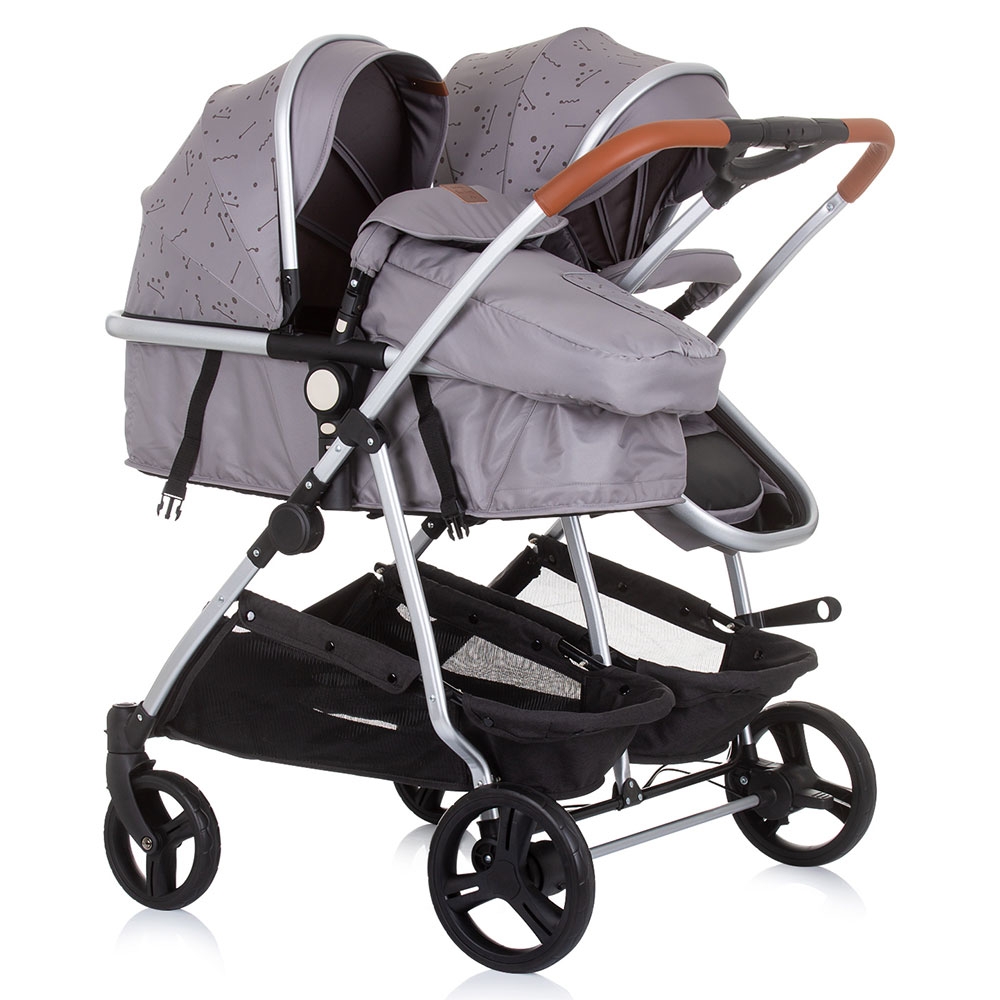 Carucior Gemeni Chipolino Duo Smart 2 in 1 Graphite