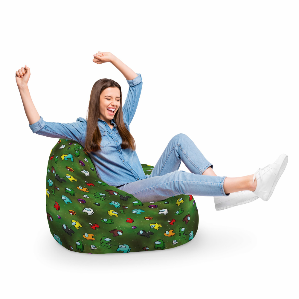 Fotoliu Puf Bean Bag XL Updeco Green - imagine 2