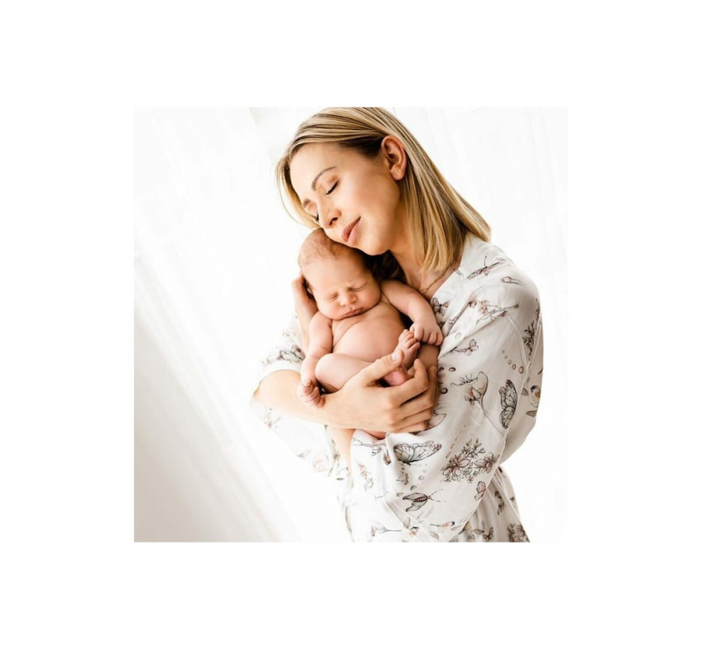 Halat Kimono Gravide Bumbac Boho | Babysteps