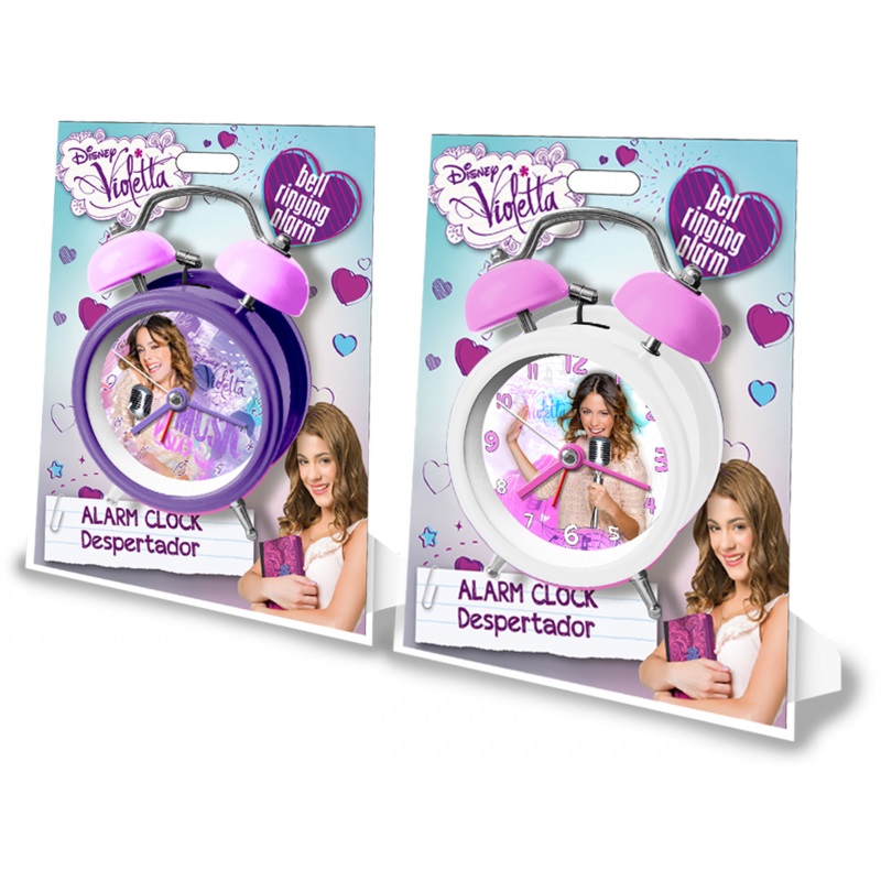 Ceas Deșteptător Violetta 12 cm, Copii 3+