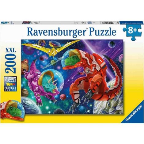 Puzzle Dinozauri în Spațiu, 200 piese, Ravensburger - imagine 2