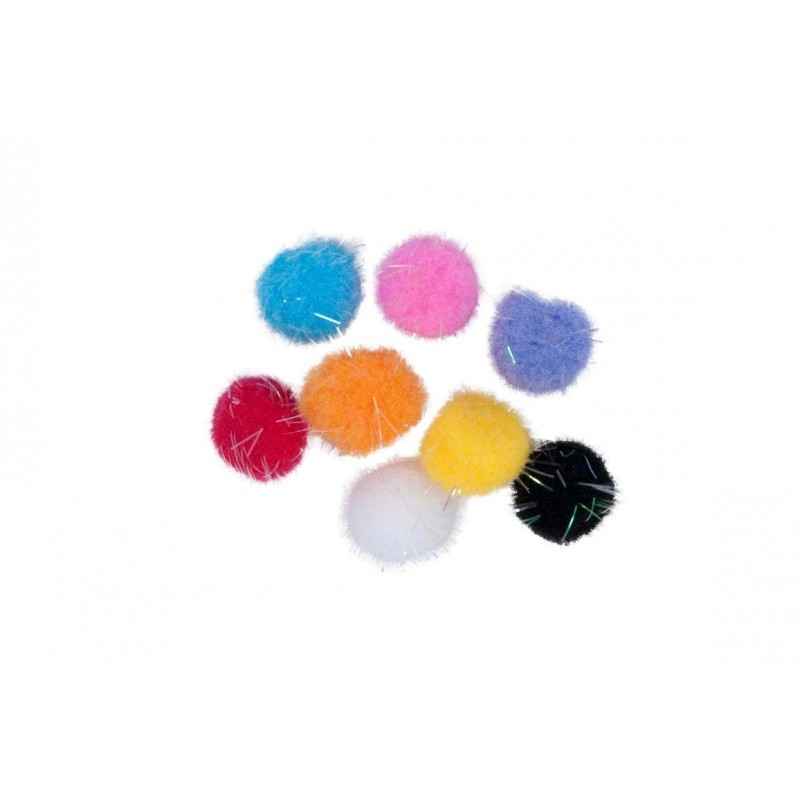 Set 35 Pompoane 20mm Colorart | Multicolor