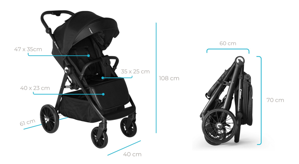 Carucior Sport Kidnort Compact 0-48 luni - imagine 5
