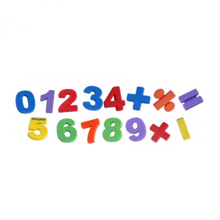 Numere Magnetice Miniland 68 Piese | Invatare Matematica