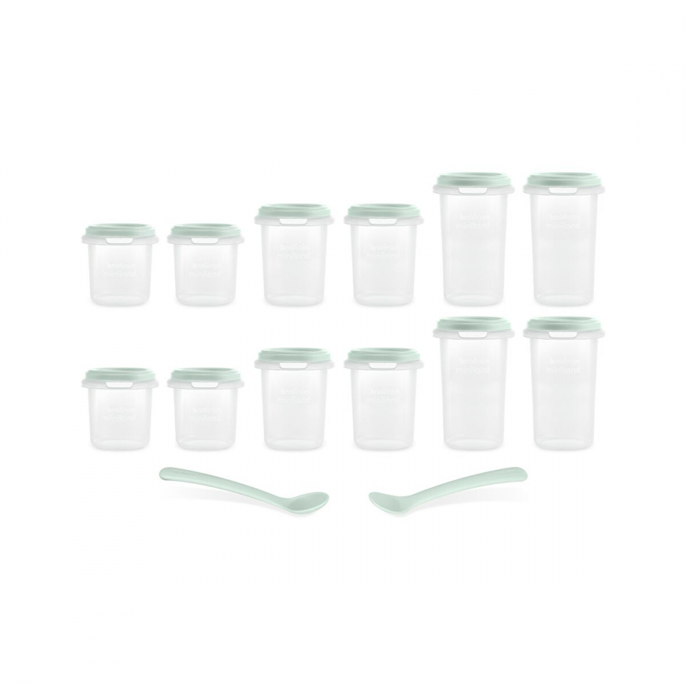 Set 12 Recipiente Gradate Miniland, Alimentatie Sigura - imagine 4