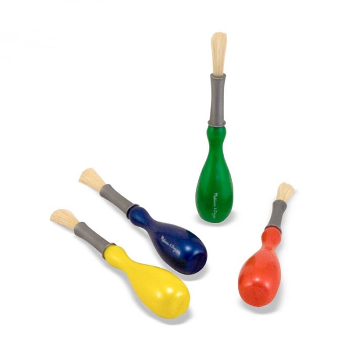 Set 4 Pensule Melissa & Doug Jumbo cu Mâner