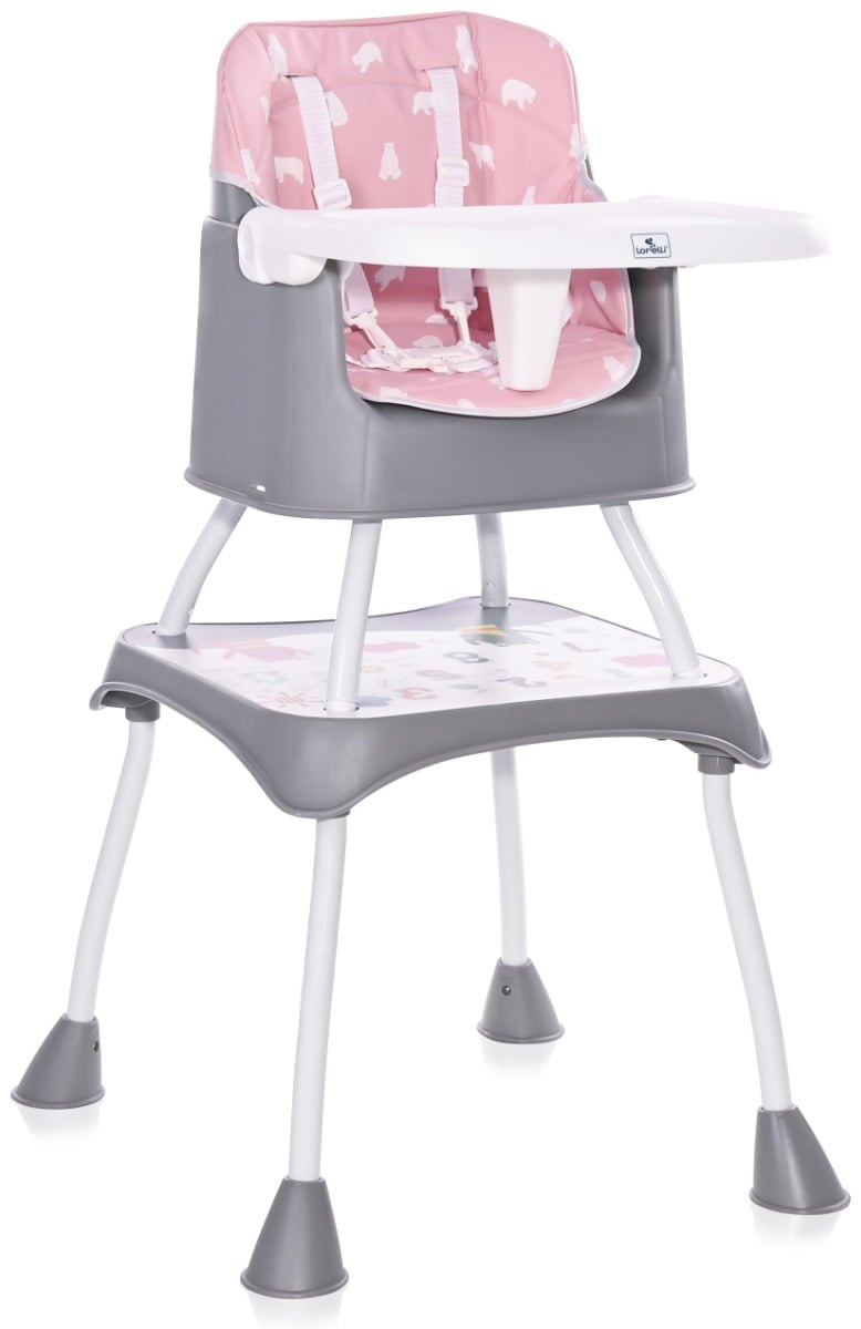Scaun Masa 3in1 Lorelli Trick Pink Bears