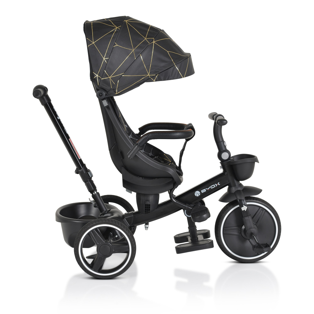 Tricicleta Byox Fusion Black | Maner Parental - imagine 2