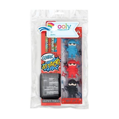 Ooly Happy Pack Comic Attack - Set cadou creativ