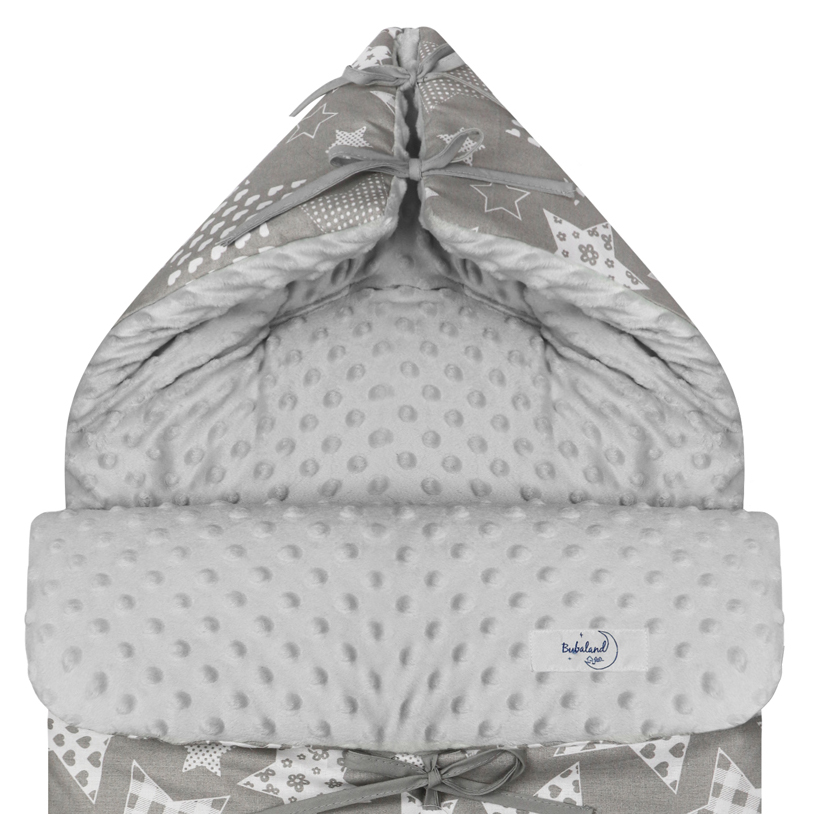 Sac iarna Bubaland Minky Stars | Carucior - imagine 2