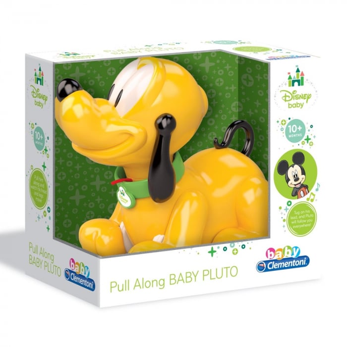 Jucărie de Tras Clementoni Pluto, cu Sunete și Mișcare