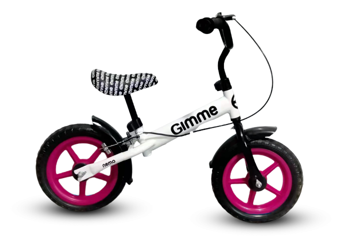 Bicicleta Gimme Nemo Pink - Învăță Echilibrul