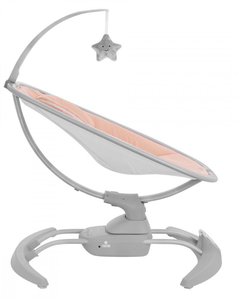 Leagan Electric KikkaBoo Spinny Pink cu Telecomanda - imagine 7
