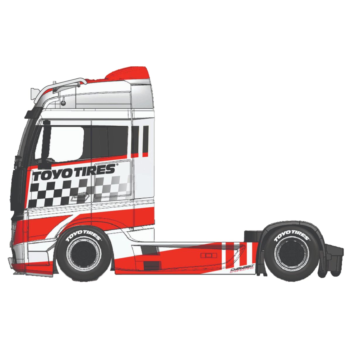 Maisto MB Actros 1851 MP4, Alb 1:64
