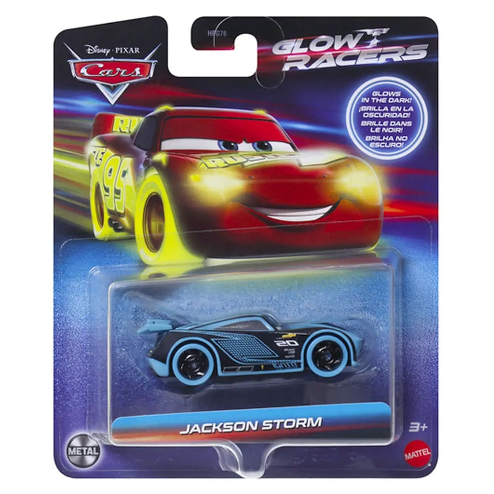 Jackson Storm Glow Racers Disney Cars 1:55