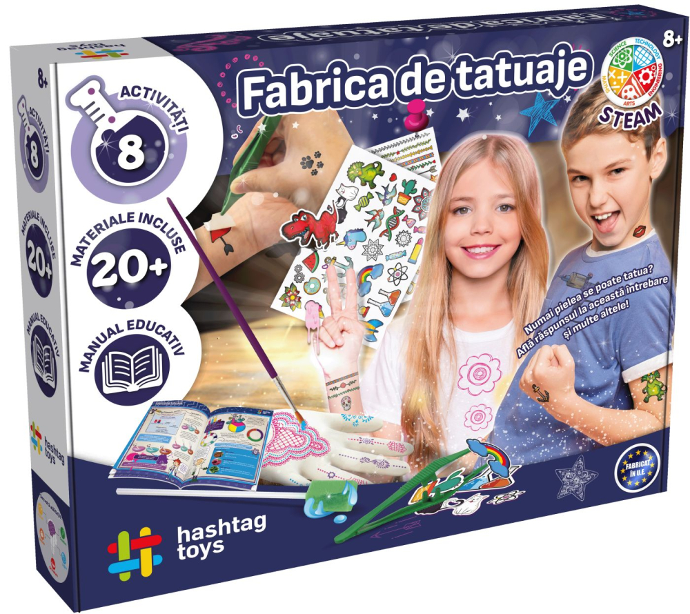 Set Fabrica de Tatuaje Viva Toys - Creativitate Educativa