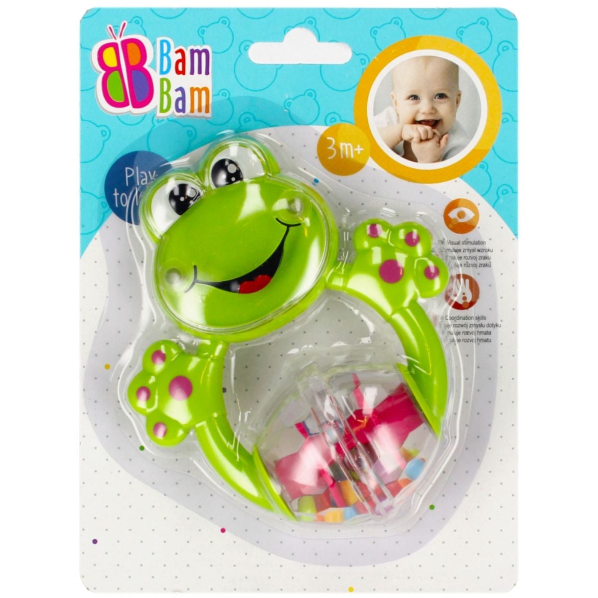 Zornaitoare Broscuta BamBam, Jucarie Dentitie