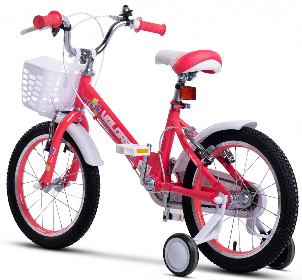 Bicicleta Velors Roz 18" | Primul Pas în Siguranță - imagine 2